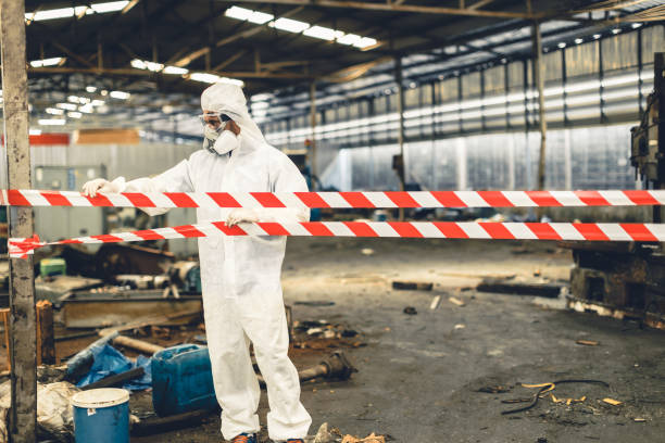 Professional Biohazard technician working in Biddeford Pool, ME